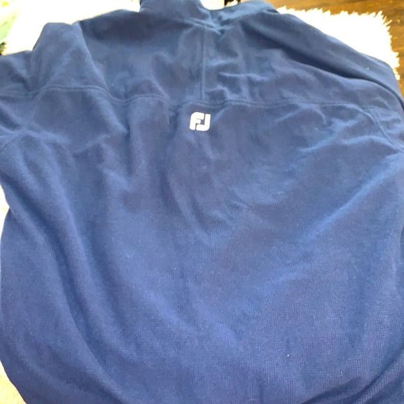 DryJoy by FootJoy Blue Pullover Jacket - Picture 4 of 9